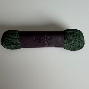 Valentino Garavani Dark Green Shoelaces